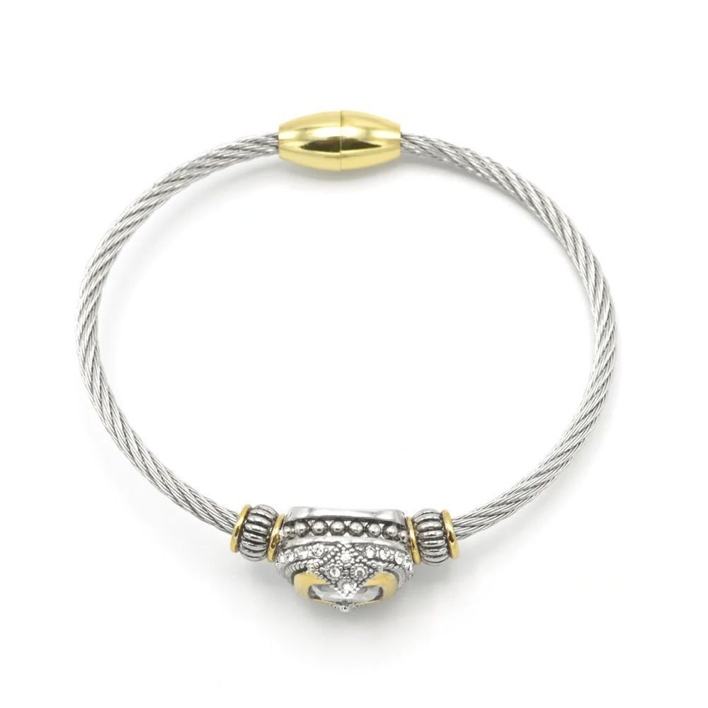 DIAMOND CABLE ROPE BRACELET - Picture 10 of 12